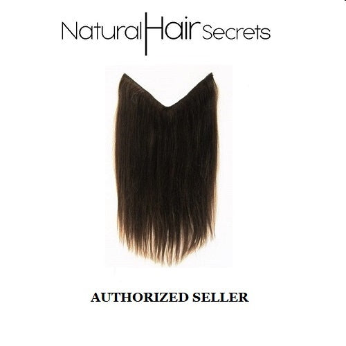 NHS 2 Twilight Brown 21" FlipIN Wire Human Remy Hair Extensions