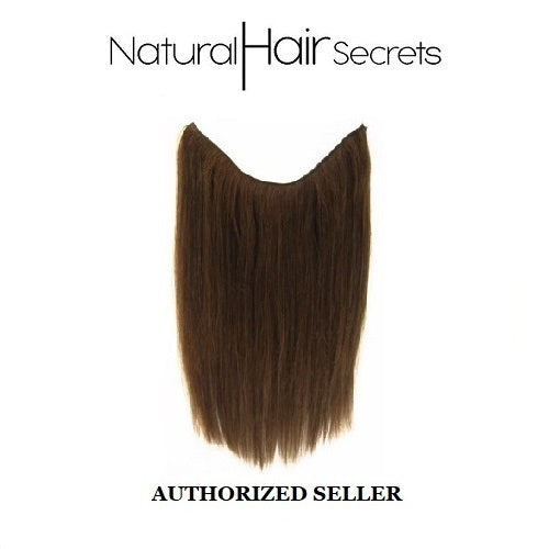 NHS 4 Classic Brown 21" FlipIN Wire Human Remy Hair Extensions