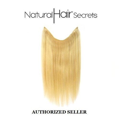 NHS 60 White Blonde 21" FlipIN Wire Human Remy Hair Extensions