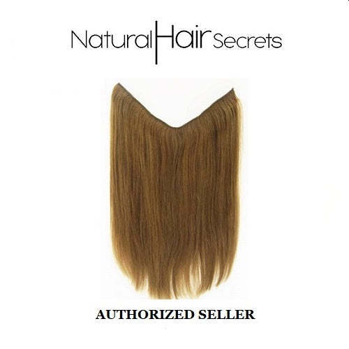NHS 8 Hazel Brown 21" FlipIN Wire Human Remy Hair Extension