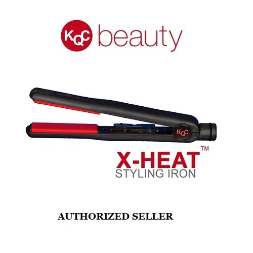 KQC Beauty X-Heat Styling Iron Hair Straightener Black